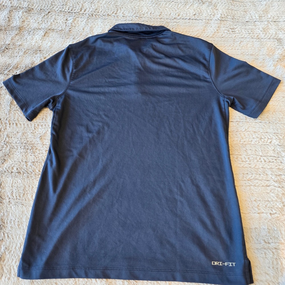 Nike MLB The Program Dri-FIT Polo Shirt Mens Medium Navy Blue Short Sleeve Golf - Picture 5 of 5